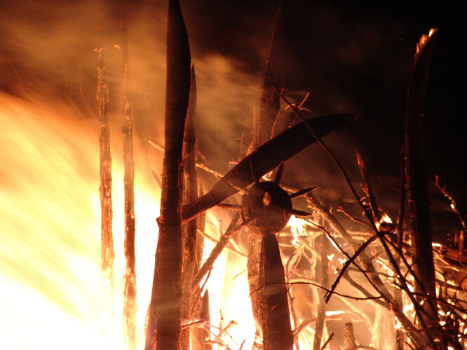 Höhenfeuer am Schulterberg