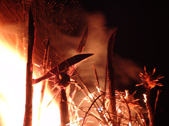 Höhenfeuer am Schulterberg