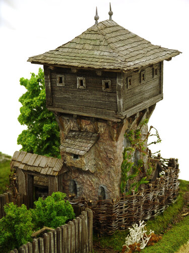 Modell der Burg Still
