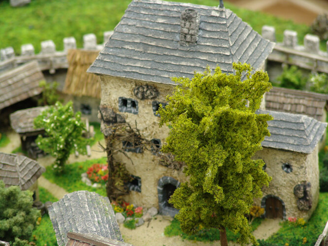 Modell der Burg St. Georgen