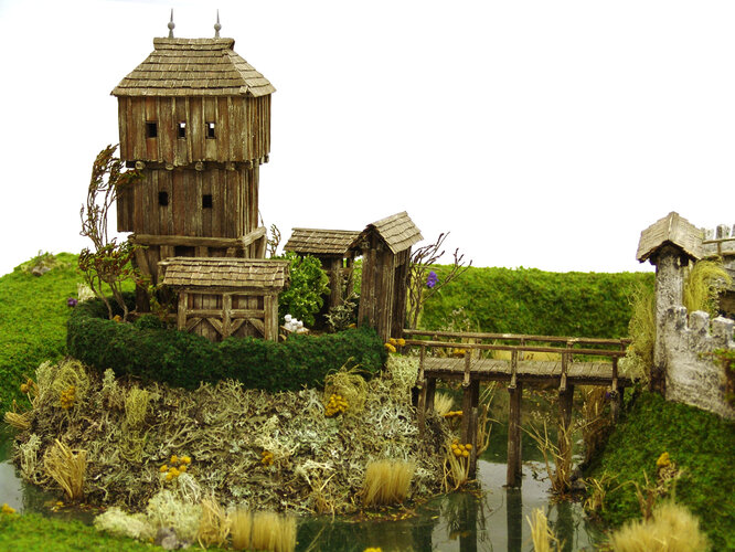 Modell der Burg St. Georgen