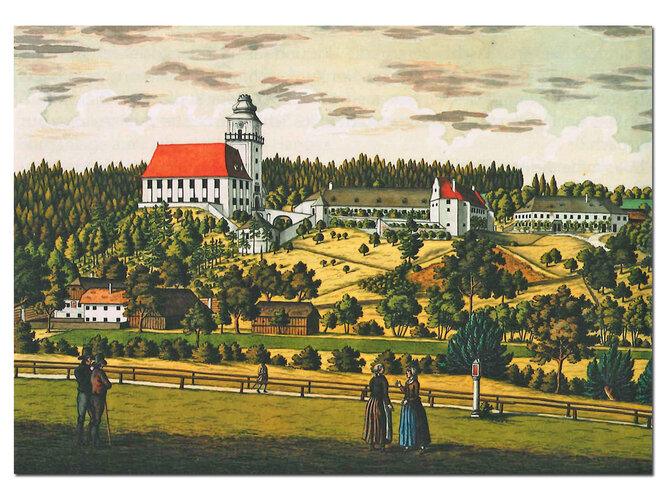 Ansicht von Schloss Tollet