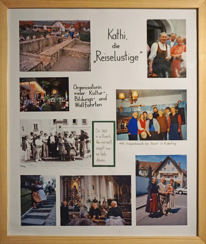 Ausstellungstafel "Kathi, die 'Reiselustige'"