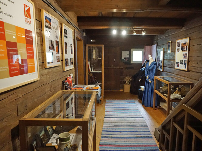 Blick in die Ausstellung "Gelebte Kultur in Oberösterreich"