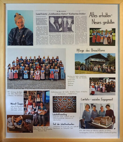 Ausstellungstafel "Altes erhalten - Neues gestalten"