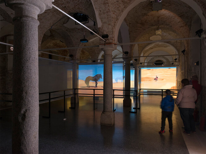 Multimedia-Installation von Peter Felzmann | © Pia Odorizzi