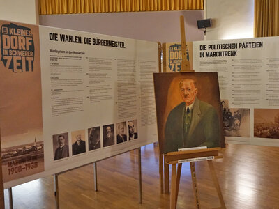 Ausstellungsansicht "Die Wahlen. Die Bürgermeister"