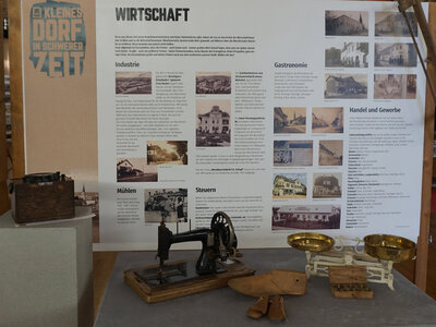 Ausstellungsansicht "Wirtschaft"