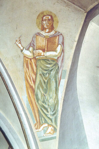 Kirchenmalerei von Josef Asböck in der ehem. Pfarrkirche | © Fam. Asböck