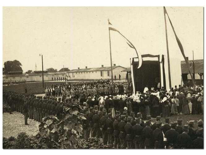 Messe zu Kaisers Geburtstag 18. August 1915