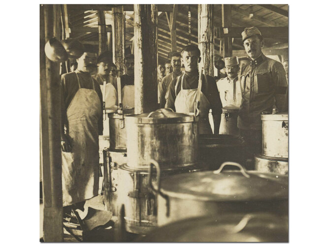 Mannschaftsküche für die Kriegsgefangenen