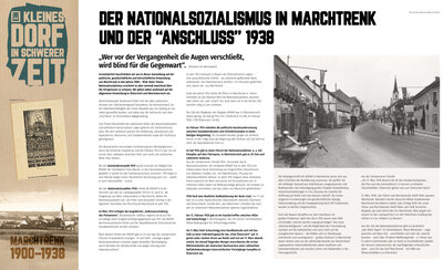 Tafel: Zeit des Nationalsozialismus in Marchtrenk | © Museumsverein Marchtrenk - Welser Heide