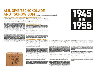 "Ami, give Tschokolade and Tschuwigum"