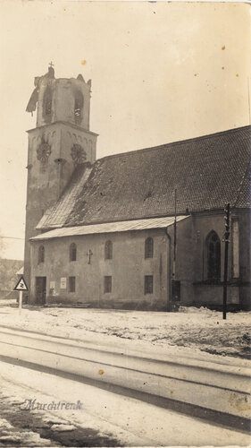 Zerstörter Kirchturm