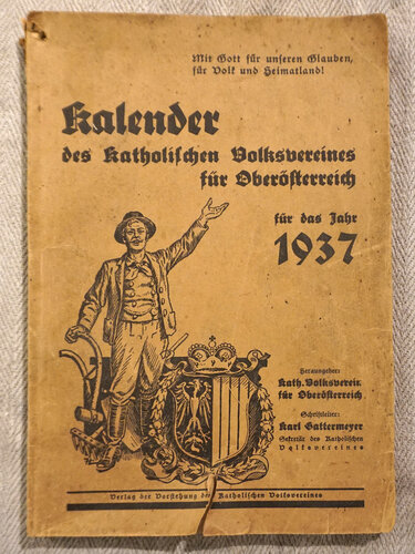 Kalender des katholischen Volksvereines für Oberösterreich