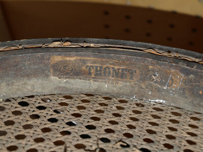 Thonet-Stuhl - Detail