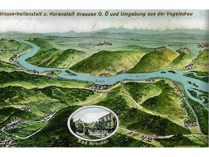 Bildpostkarte Bad Kreuzen