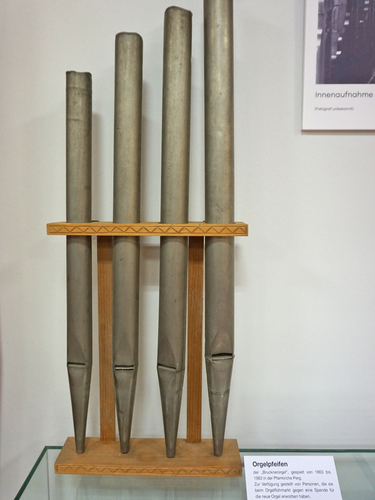 Orgelpfeifen der "Brucknerorgel" | © Foto: Verbund OÖ Museen