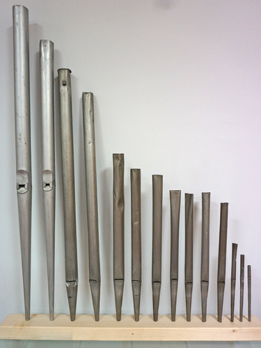 Orgelpfeifen der "Brucknerorgel" | © Foto: Verbund OÖ Museen