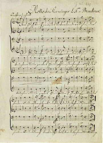 Motto der Sierninger Liedertafel