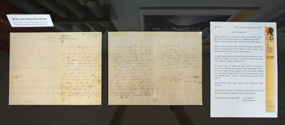 Brief von Anton Bruckner - Faksimile | © gemeinfrei