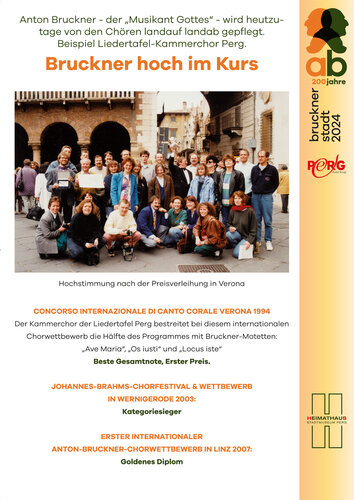 Bruckner hoch im Kurs | © Heimat- und Museumsverein Perg