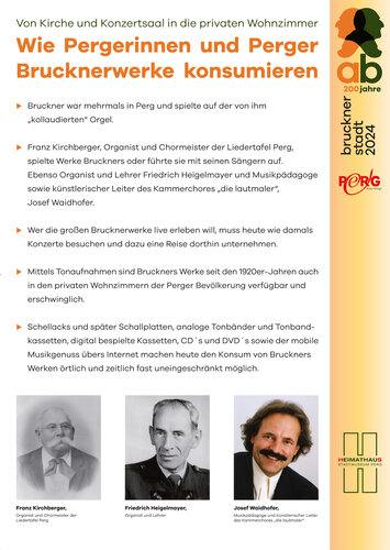 Brucknerwerke konsumieren | © Heimat- und Museumsverein Perg