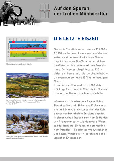 DIE LETZTE EISZEIT  | © Heimathaus-Stadtmuseum Perg
