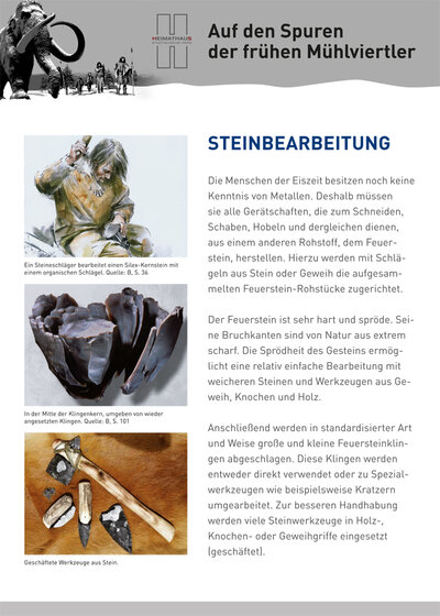 STEINBEARBEITUNG | © Heimathaus-Stadtmuseum Perg