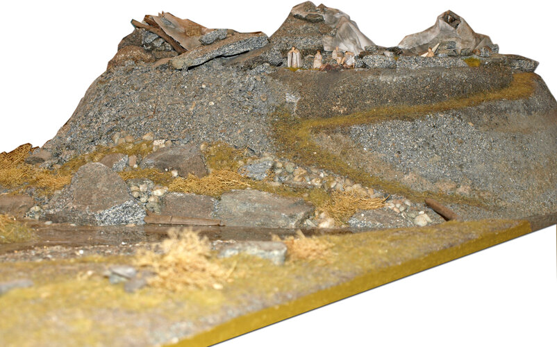 Archäologisches Modell: "Die Berglitzl bei Gusen"