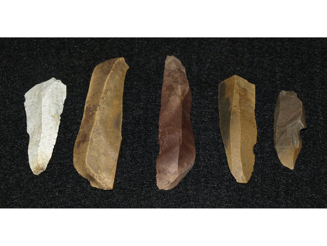 Unretuschierte Klingen