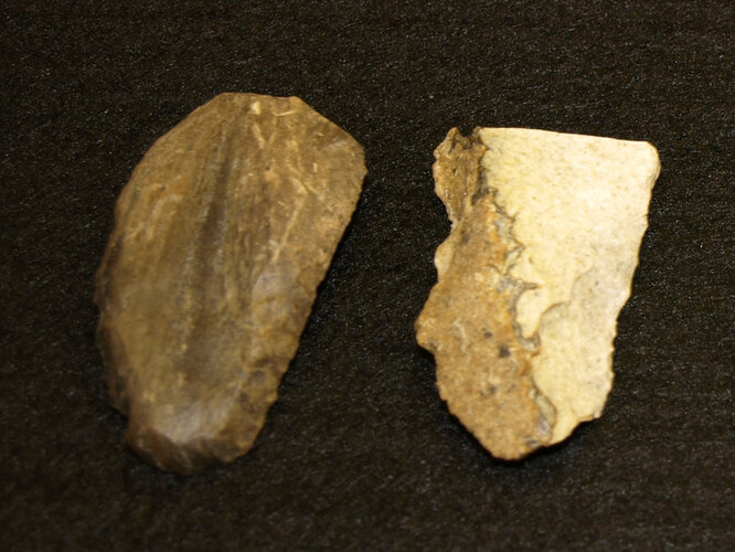 Kantenretuschierter Abschlag