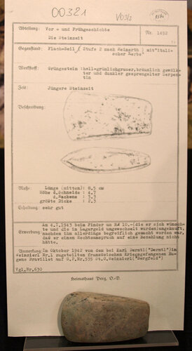 Jungsteinzeitliche Funde aus Weinzierl