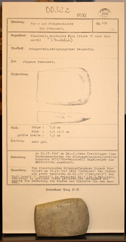 Jungsteinzeitliche Funde aus Weinzierl