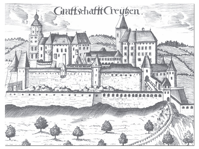 Burg Kreuzen um 1674 | © gemeinfrei
