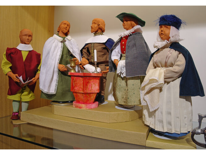 Szene einer Taufe, 17. Jahrhundert