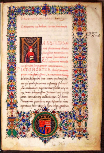 Handschrift des Marsilio Ficino