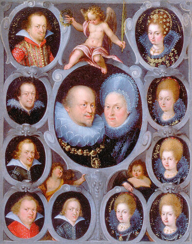 Die Fürstenfamilie des Herzogtums Württemberg | © public domain