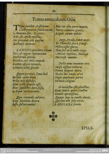 Ode für Thomas Lansius | © gemeinfrei