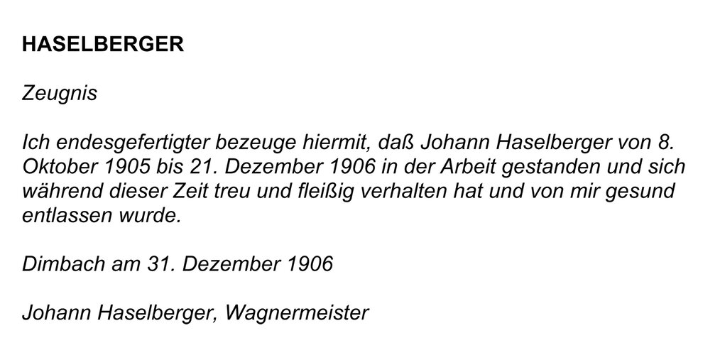 Arbeitsbuch - Transkription