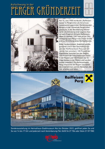 Tafel Raiffeisenbank | © Archiv Heimat- und Museumsverein Perg