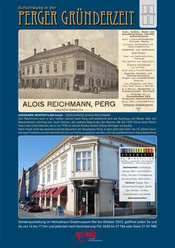 Tafel Reichmannhaus | © Archiv Heimat- und Museumsverein Perg