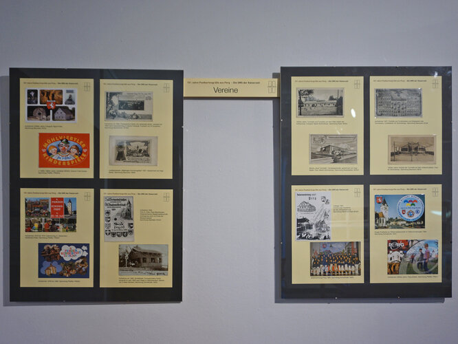 Ausstellungsansicht "Vereine"