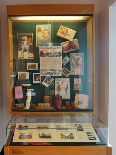 Vitrinenansicht Manner