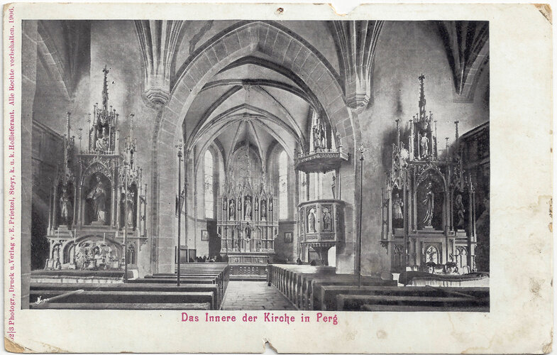 Pfarrkirche Perg innen