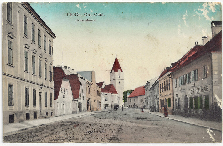 Herrenstrasse Perg - 1910er Jahre