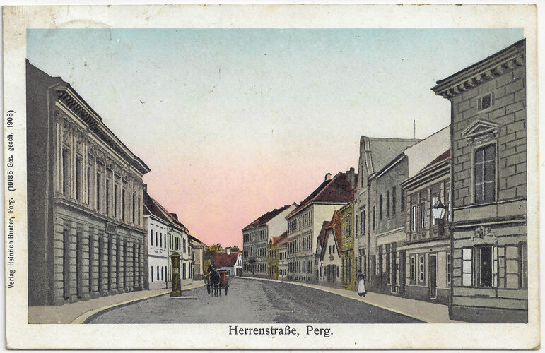Herrenstrasse Perg - 1908
