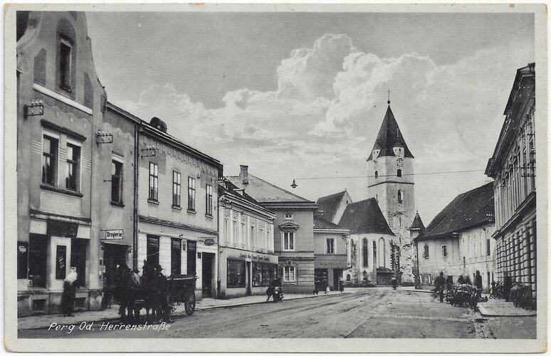 Herrenstraße Perg - 1930er Jahre