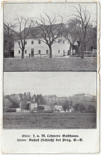 Mehrbildkarte Wirt in Auhof und Schloss Auhof