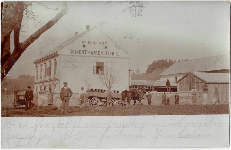 Perg, Cement-Waren-Fabrik Schreihofer